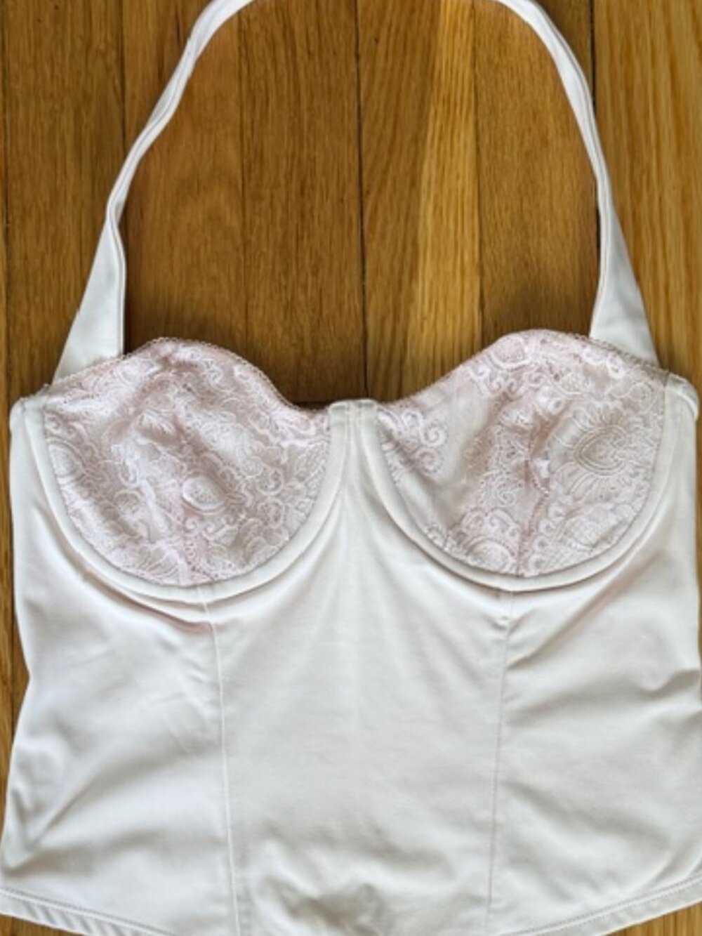Garage Pale Pink Bustier Top | Women’s Size M